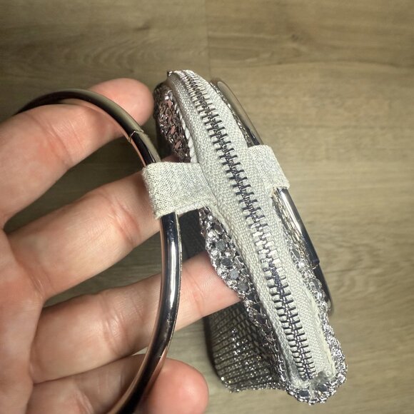 Sequin Glamour Shiny Boutique Hand Bag with Rings handle - Picture 4 of 5